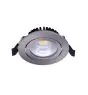 Noxion LED Adjustable Slim Spot Silver 6W 550lm - 930 Warm White | Cutout 75mm - IP54 - Best Colour Rendering 