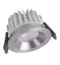 Ledvance LED Downlight Recessed Silver 8W 670lm 36D - 840 Cool White | Cutout 68mm - Dimmable