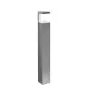 Ledvance LED Pedestal Lamp Endura Style Pyramid Stainless Steel 9W 600lm - 830 Warm White | 80cm