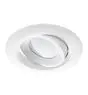 Noxion LED Spot Droplet Tiltable White 6W 400lm 36D - 927 Extra Warm White | Cutout 85mm - IP44 - Best Colour Rendering - Dimmable