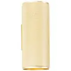 Brilliant Marty Wall Light Up/Down Aluminium Gold 10W 700lm - 830 Warm White | 65mm - Incl. 2x GU10