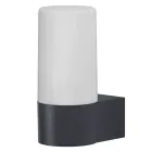 Ledvance Smart+ WiFi LED Wall Light Outdoor Pipe Dark Grey 10W 380lm - 830 Warm White | RGBW