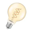 Osram Vintage 1906 LED E27 Globe Filament Twist Gold 8W 806lm - 922 Extra Warm White | Best Colour Rendering - Dimmable - Replaces 60W