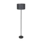 Ledvance Decor Felt Weaving Cans Floor Lamp Dark Grey | Suitable for 5X E14