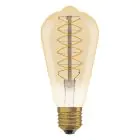 Ledvance Vintage 1906 LED E27 Pear Gold 7W 600lm - 822 Extra Warm White | Dimmable - Replaces 48W