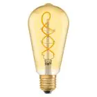 Ledvance Vintage 1906 LED E27 Pear Gold 4W 300lm - 820 Extra Warm White | Replaces 25W