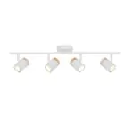 D'Lite Spot Beitem Metal Frosted White FSC Wood | Suitable For 4x GU10