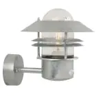 Nordlux Blokhus Wall Light Steel and Glass Grey | IP54 - Motion and Light Sensor - Suitable for E27