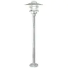 Nordlux Agger LED Pedestal Lamp Metal Brushed Aluminium | Suitable for 1x E27 