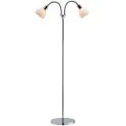 Nordlux Ray Floor Lamp Metal and Glass Chrome | Suitable for 2x E14