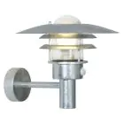 Nordlux Lønstrup 32 Wall Light Steel and Glass Grey | 320mm - IP44 - Suitable for E27 - Motion and Light Sensor