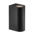 Nordlux Asbol Kubi Wall Light Aluminium Black 13W 350lm - 830 Warm White