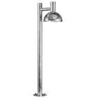 Nordlux Arki LED Pedestal Lamp Metal Brushed Aluminium | Suitable for 1x E27 