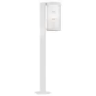Nordlux Coupar LED Pedestal Lamp Aluminium White | Suitable for 1x E27