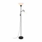 Nordlux Lauria Floor Lamp Glass Black | Suitable for 2x E27