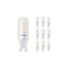 Multipack 10x Philips Corepro LED Capsule G9 4W 480lm - 827 Extra Warm White | Dimmable - Replaces 40W