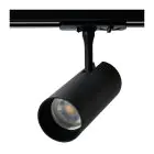1-Phase Rail Spot Cylinder Black | Suitable for GU10