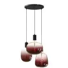 Calex XXL Marron Red Complete Set - Including 3 XXL Bulbs + Cordset Round base