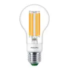 Philips MASTER LED Bulb Ultra Efficient E27 Pear Clear 4W 840lm - 830 Warm White | Dimmable - Replaces 60W