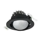 Philips LED Spot Greenspace Accent Cardanic Aluminium Black 31W 4000lm 36D - 830 Warm White | 163mm - IP20 - Interact Dimmable