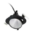 Philips LED Spot Greenspace Accent Elbow Aluminium Black 31W 4000lm 36D - 830 Warm White | 163mm - IP20 - Interact Dimmable