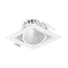 Philips LED Spot Greenspace Accent Gridlight Aluminium White 30W 3800lm 24D - 827 Extra Warm White | 154mm - IP20