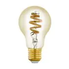 Eglo Connect.Z Smart LED Pear E27 Filament Amber 4.9W 360lm - 827-865 Tunable White | Dimmable - Replaces 25W