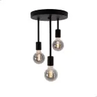 Eglo Pendant Wilmcote Steel Black | Suitable for 3x E27