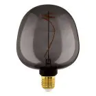 Eglo LED Globe E27 Filament Smokey 4W 40lm - 820 Extra Warm White | Dimmable - Replaces 15W