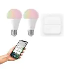Eglo Connect.Z Smart LED Pear E27 Frosted 18W 806lm - 827-865 Tunable White + RGB | Dimmable - Replaces 60W