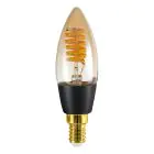 Eglo Connect.Z Smart LED Candle E14 Filament Amber 4.9W 320lm - 827-865 Tunable White | Dimmable - Replaces 25W