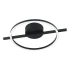 Eglo Ceiling Light Amandolo Steel Black 17W 1900lm - 827-865 Tunable White + RGB | Dimmable