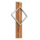 Eglo Wall Light Boyal Wood Black, Rusty 13W 1750lm - 830 Warm White