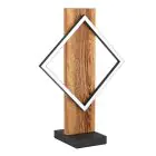 Eglo Table Lamp Boyal Wood Black, Rusty 13W 1750lm - 830 Warm White