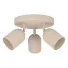 Eglo Ceiling Spot Tilston Steel Sandy | Suitable for 3x E14