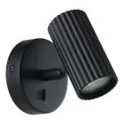 Eglo Wall Light Portillo Steel Black | Suitable for GU10