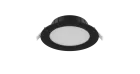 Noxion LED Downlight Hera Flat Recessed Black 9W 900lm 80D - 827-830-840 CCT | 146mm - Cutout 120mm